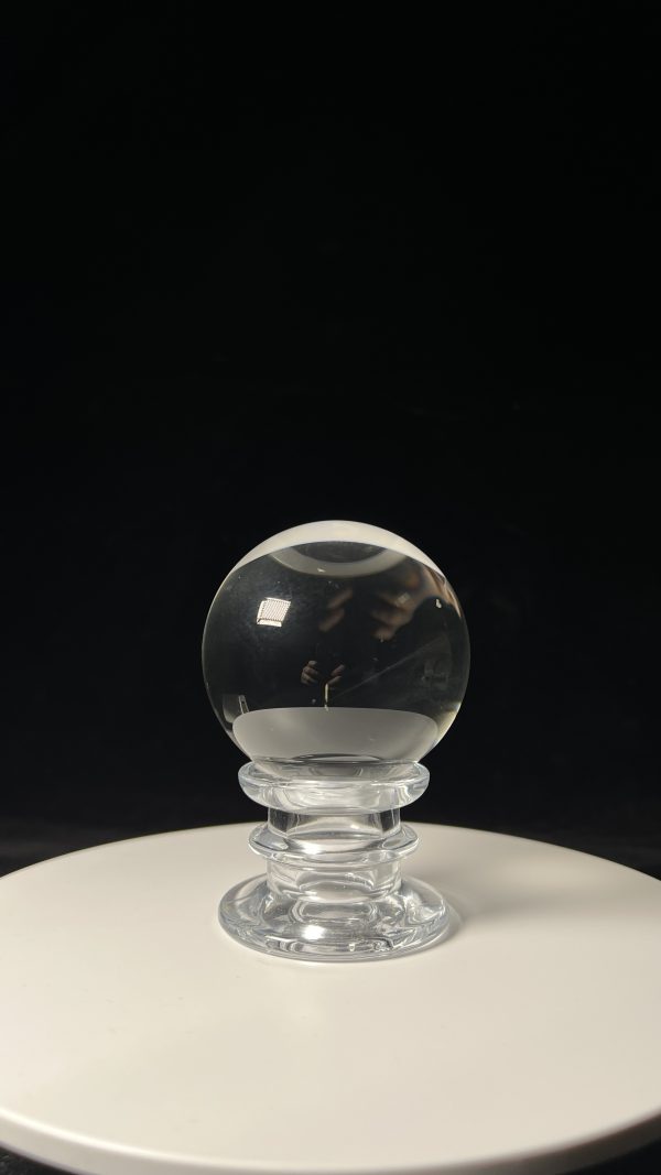 藍針白水晶球