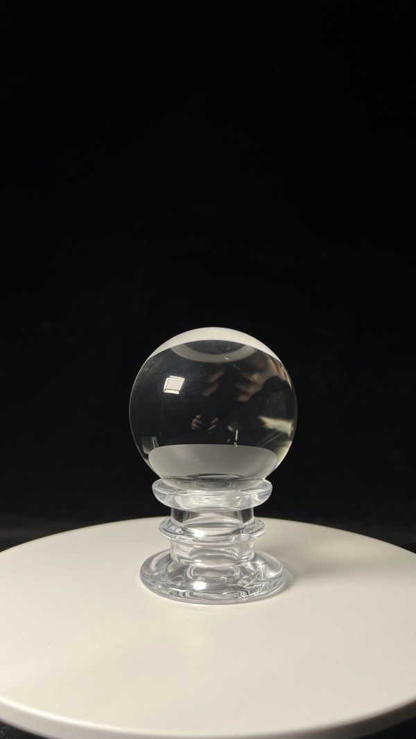 藍針白水晶球