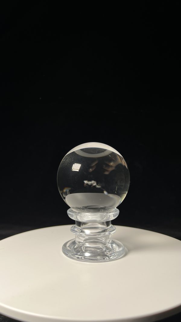藍針白水晶球