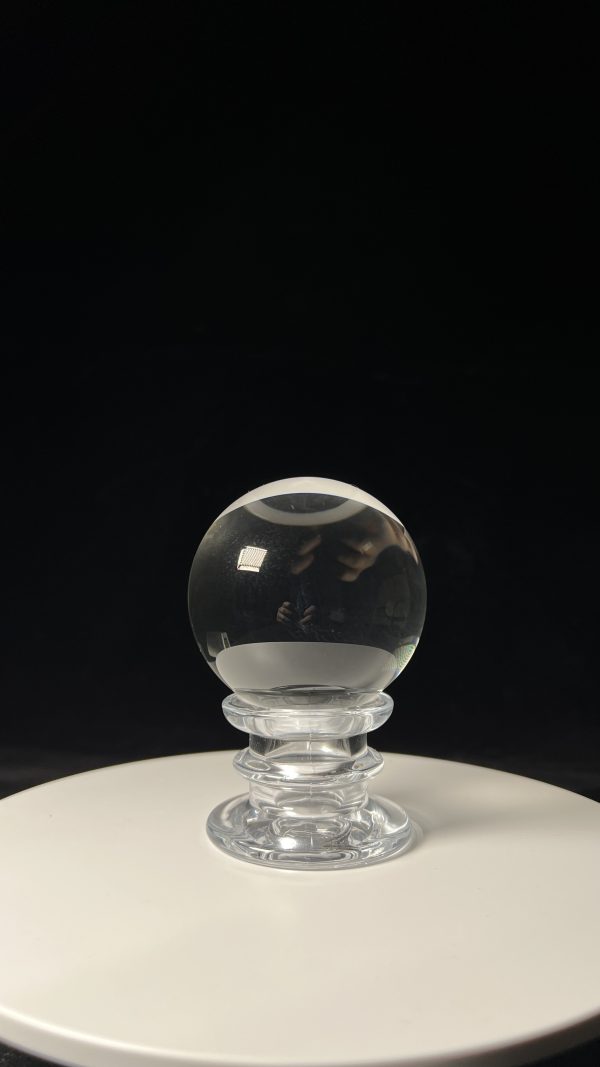 藍針白水晶球