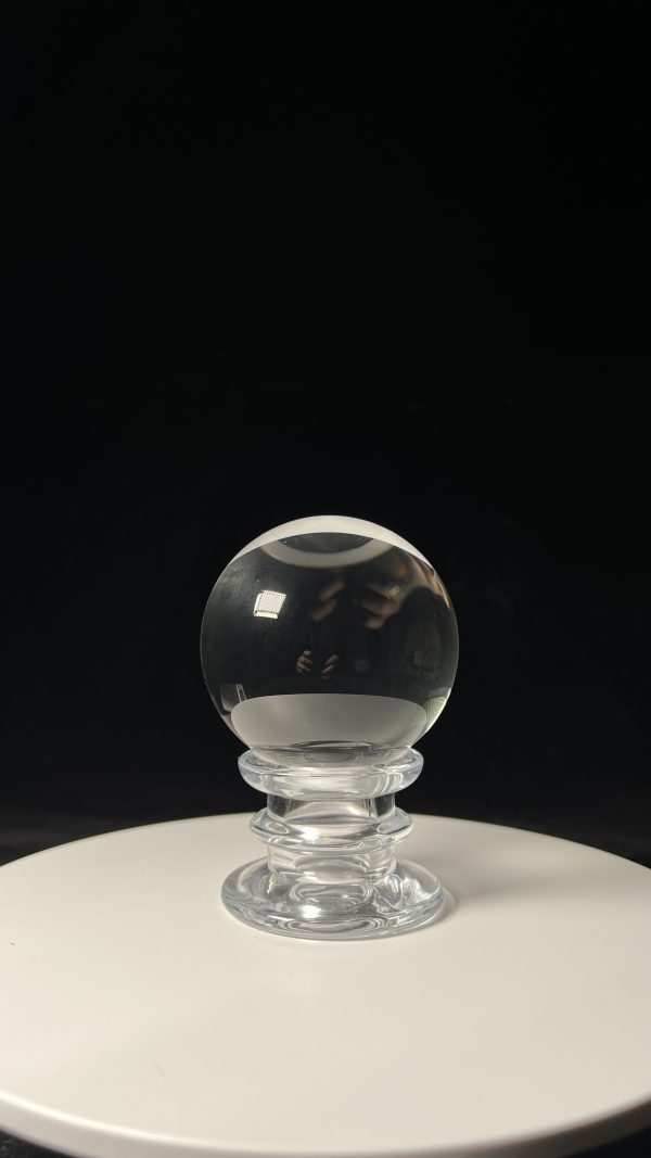 藍針白水晶球
