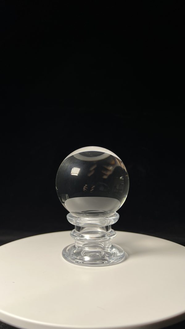 藍針白水晶球